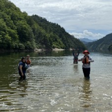 7月25日　奥利根湖カヌーのイメージ