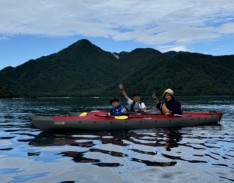 8月12日　中禅寺湖カヌーのイメージ