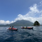 8月13日　中禅寺湖カヌーのイメージ