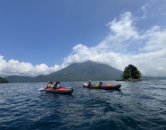 8月13日　中禅寺湖カヌーのイメージ