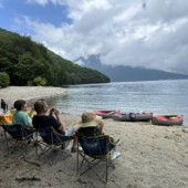 8月15日　中禅寺湖カヌーのイメージ