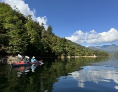 10月12日　奥利根湖カヌーのイメージ